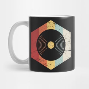 Retro 70s Vinyl Record Icon Mug